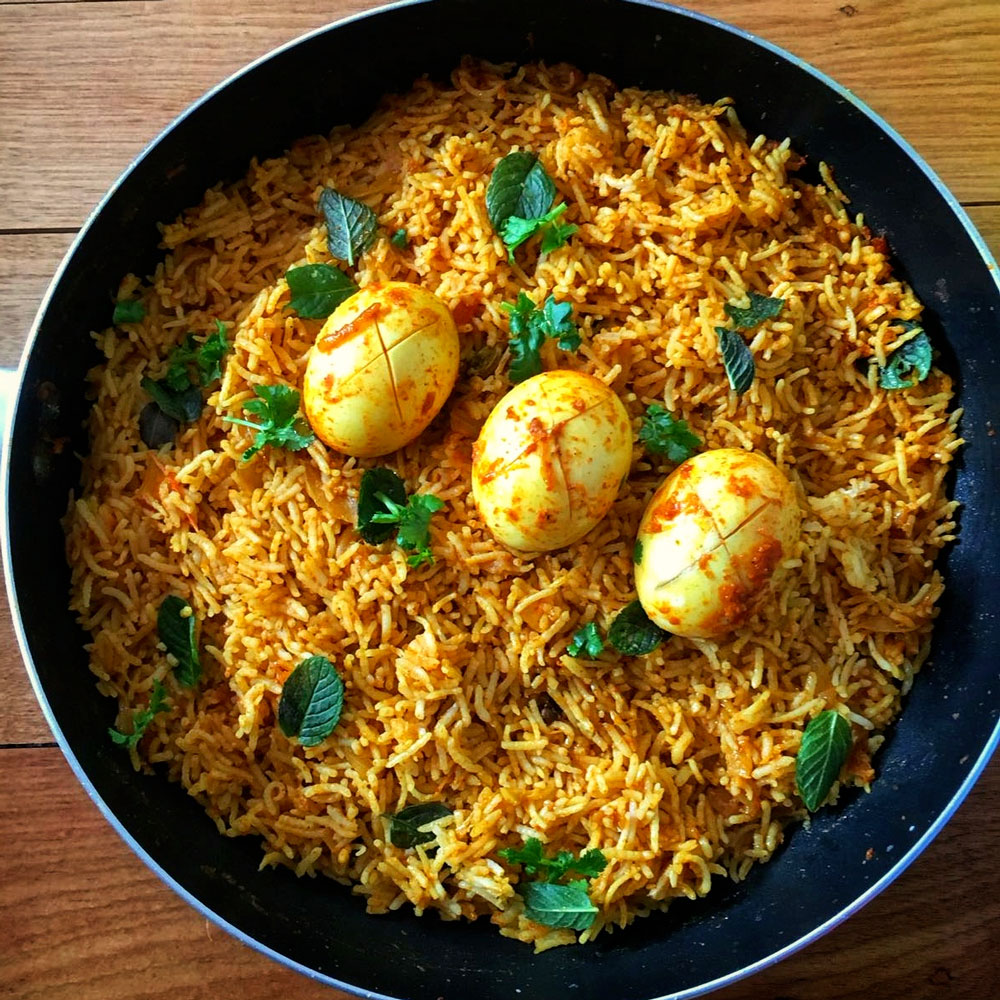 Egg Biryani | Bawarchi Cafe